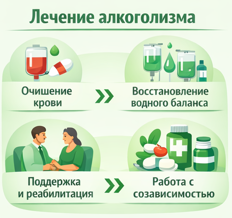 лечение алкоголизма в Барнауле этапы